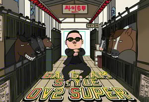 This is the Avatar Image for the PSY [ But only trained on "Gangnam Style" - Ov2 Super ] AI Voice and Text to Speech Generator
